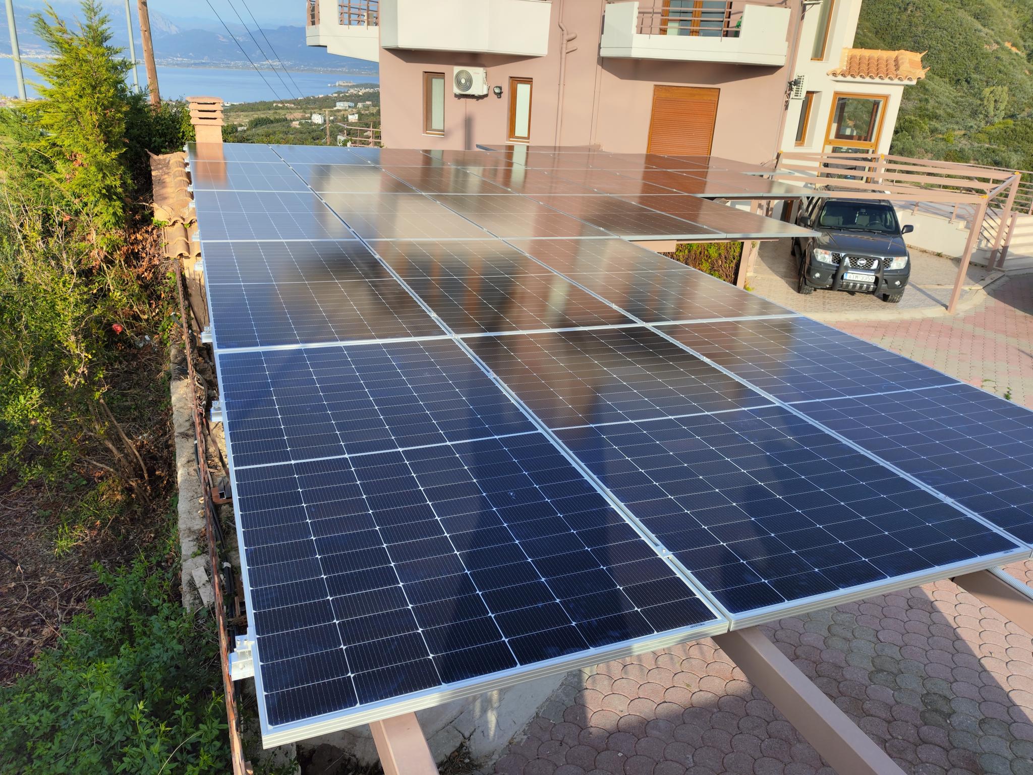 Φωτοβολταϊκό σύστημα στο κ. Καστρίτσι