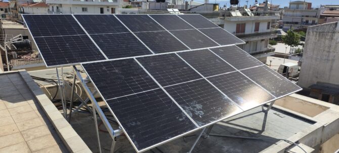 Εγκατάσταση Φωτοβολταϊκού Συστήματος σε επιχείρηση στη Κάτω Αχαϊα